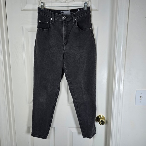 Levi's Silver Tab Jeans Women's Black Wash High Waist Mom Jeans Denim 29 - Picture 1 of 10
